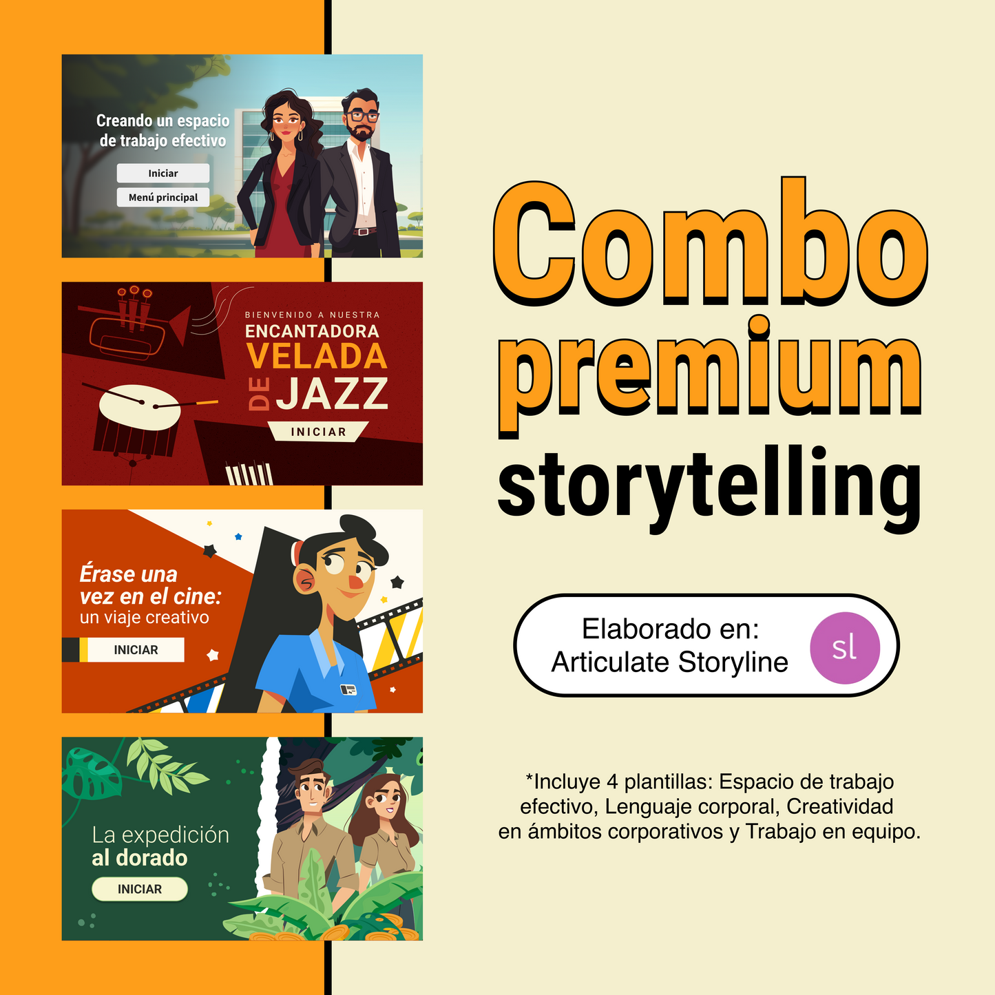 Combo 4 Jazzy´s Premium - Articulate